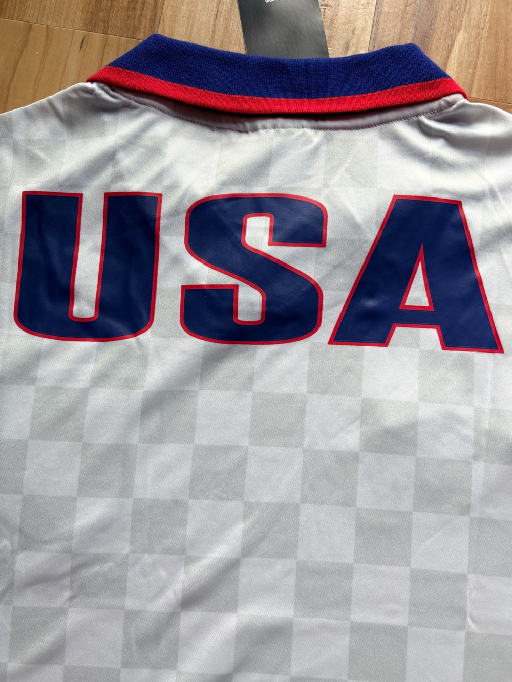 Umbro White USA Soccer Shirt with Red & Blue Accents Medium - Picture 5 of 8